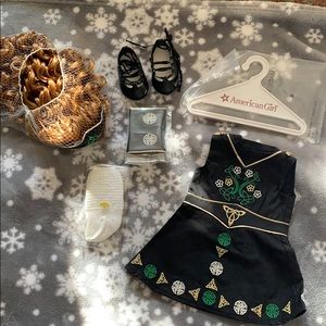 American girl Irish dance costume